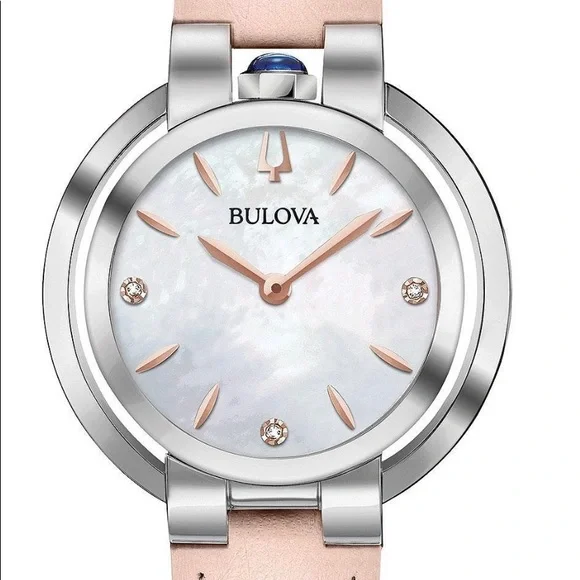 Bulova Womens Rubaiyat Quartz Diamond Accent Watch Amazon.com: Bulova Ladies main image 2